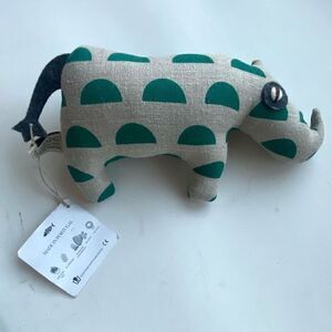 NWT Carapau Adi, the Java Rhinoceros Stuffed Animal Toy Decor Handcrafted toy